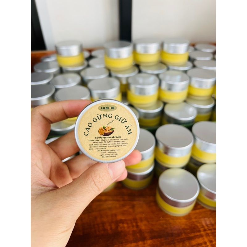 10G Cao Gừng Giữ Ấm cho em bé thiên nhiên Lá Mori