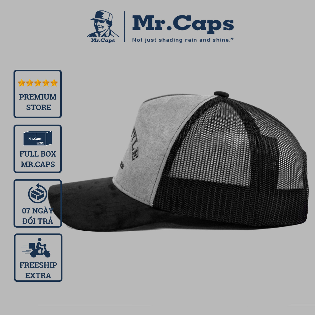 Nón lưới Life Style chính hãng - Mũ kết lưới lưỡi trai nam nữ phối lưới phong cách thời trang unisex cao cấp Mrcap