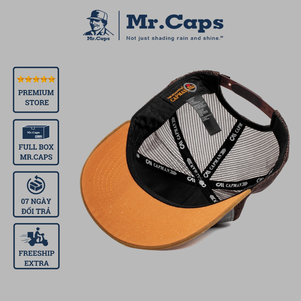 Nón lưới Life Style chính hãng - Mũ kết lưới lưỡi trai nam nữ phối lưới phong cách thời trang unisex cao cấp Mrcap