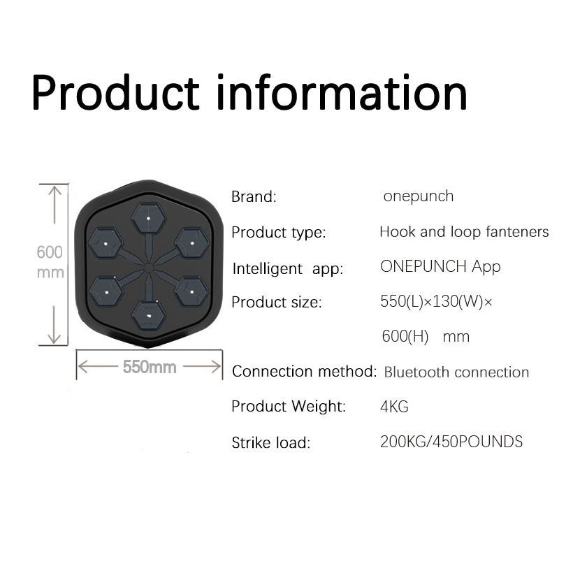 MÁY TẬP BOXING THEO NHẠC CÓ ĐÈN LED KẾT NỐI BLUETOOTH 2023