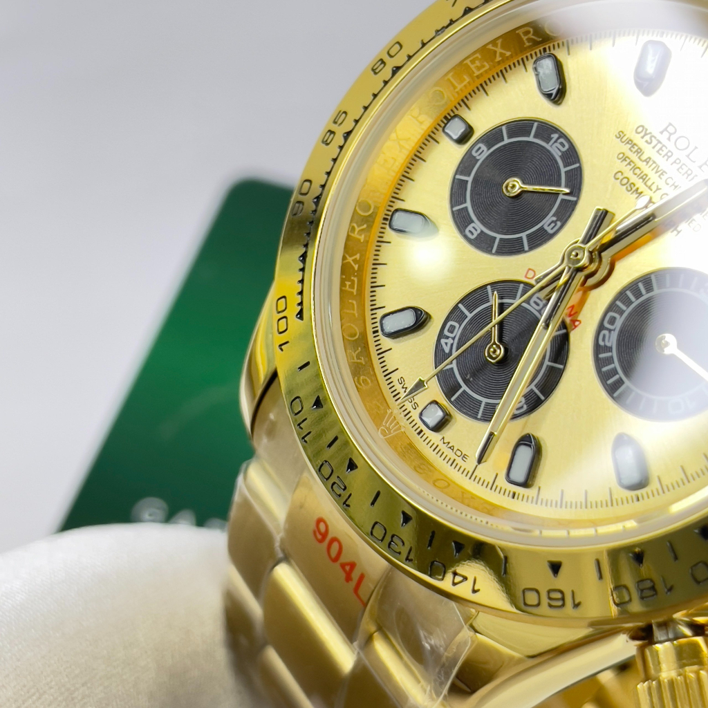 Đồng hồ Nam Rolex máy nhật dòng cơ Automatic size 40-41mm mặt vàng gold dây kim loại