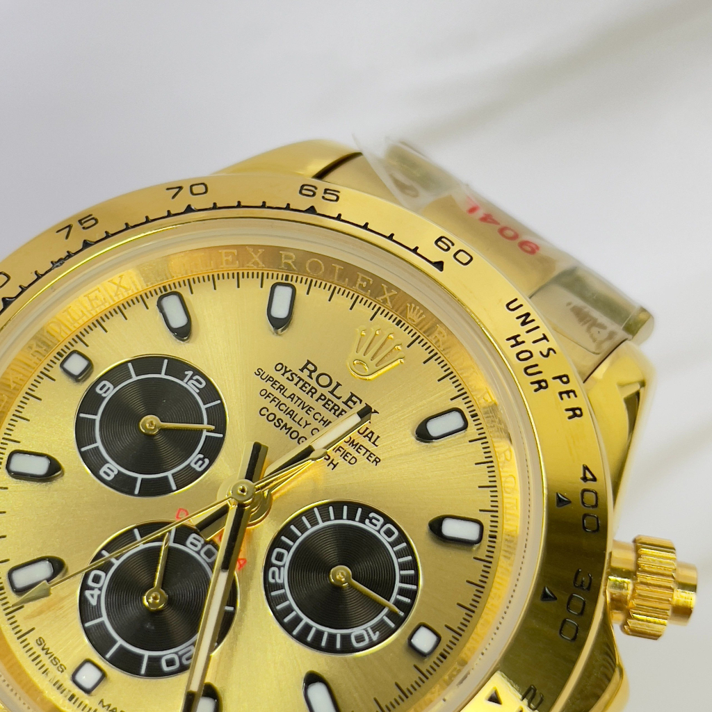 Đồng hồ Nam Rolex máy nhật dòng cơ Automatic size 40-41mm mặt vàng gold dây kim loại