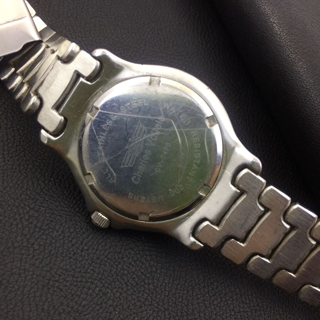 Đồng hồ nam Charles Vogele Nhật chống nước.