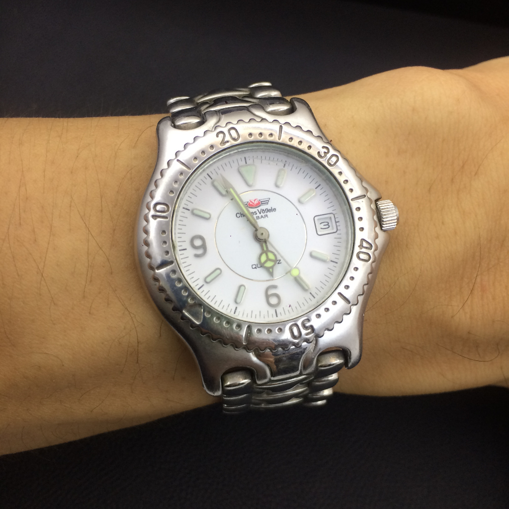Đồng hồ nam Charles Vogele Nhật chống nước.