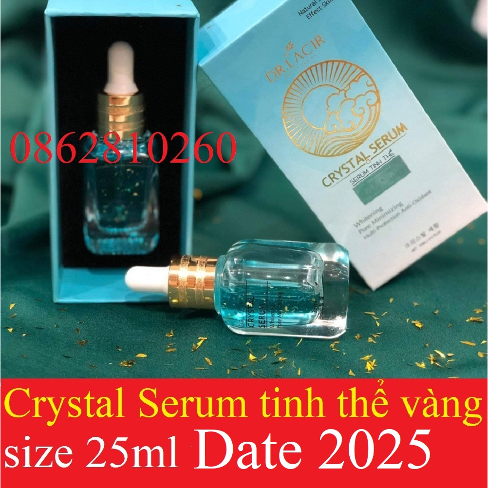 [HỘP 25ML] Serum tinh thể vàng 24K Lamer Care Dr Lacir - Crystal serum chính hãng công ty date mới