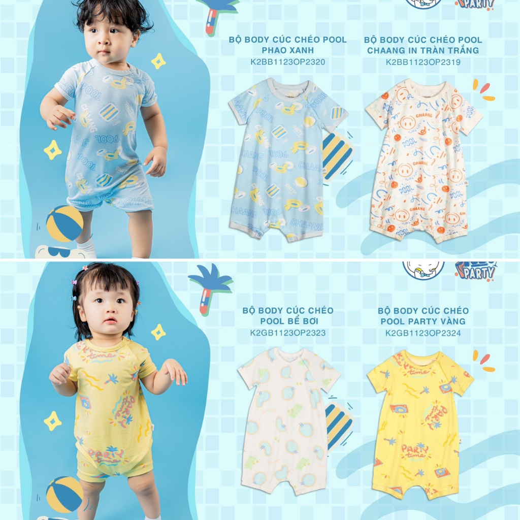 Bộ body cộc cúc chéo [ CHAANG POOL ]