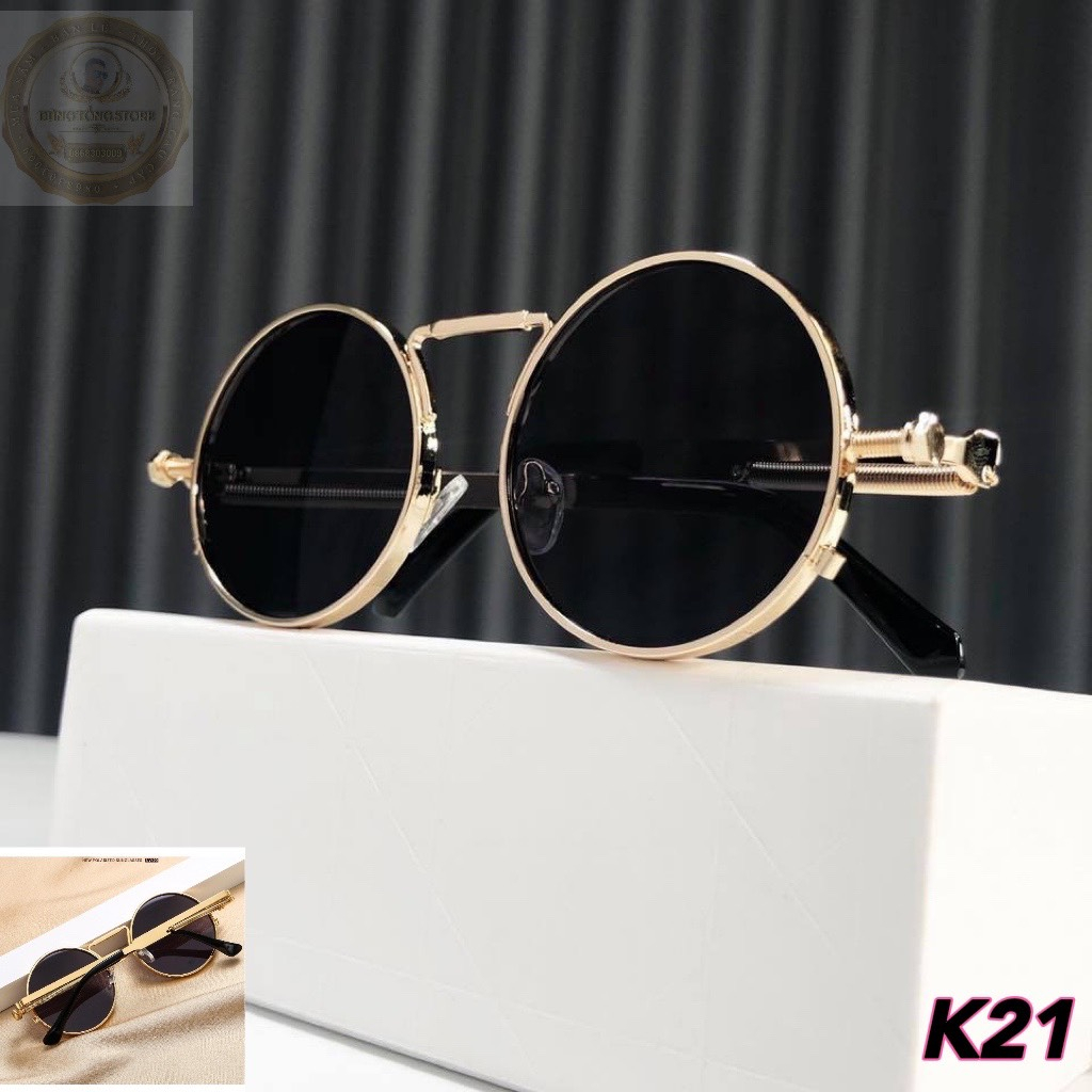 Kính mát tròn k12 Phong cách nhật bản