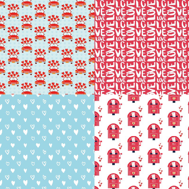Paper pack Love