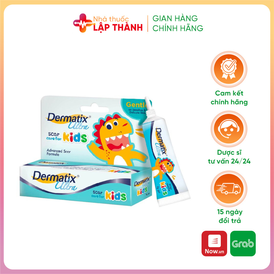 Gel hỗ trợ trị sẹo Dermatix Ultra Kids cho bé tuýp 5g