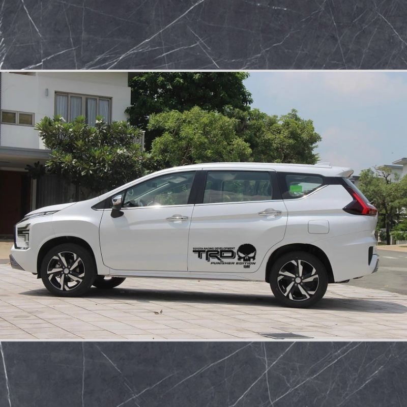 Tem decal TRD ĐẦU LÂU dán  trang trí dành cho xe ÔTÔ phong cách cực chất