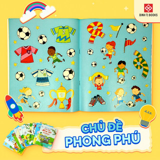 Sách thiếu nhi - Tô màu bóc dán (Nhiều chủ đề)