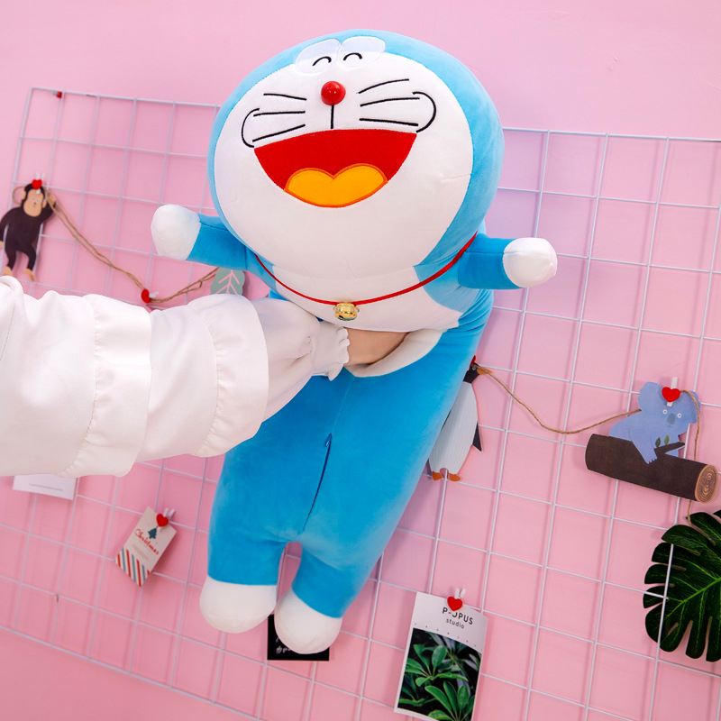 Gấu Bông Doremon Nằm Nhiều Biểu Cảm Cười, Chu Môi, Doraemon To Gối Ôm Cho Người Lớn, Trẻ Em Kiểu Dáng Cute