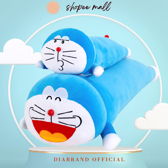 Gấu Bông Doremon Nằm Nhiều Biểu Cảm Cười, Chu Môi, Doraemon To Gối Ôm Cho Người Lớn, Trẻ Em Kiểu Dáng Cute