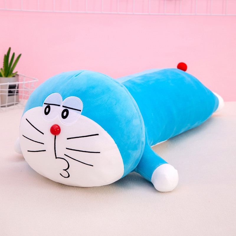 Gấu Bông Doremon Nằm Nhiều Biểu Cảm Cười, Chu Môi, Doraemon To Gối Ôm Cho Người Lớn, Trẻ Em Kiểu Dáng Cute