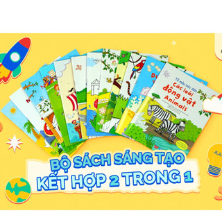 Sách thiếu nhi - Tô màu bóc dán (Nhiều chủ đề)