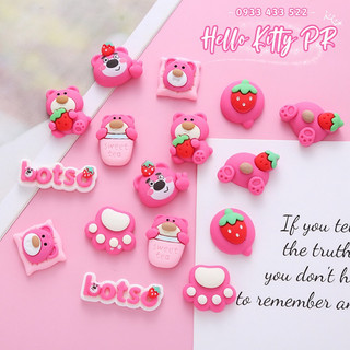Charm gấu dâu Lotso, smile gấu dâu Lotso