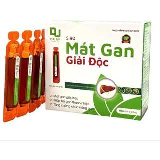 Siro MÁT GAN GIẢI ĐỘC hỗ trợ tăng cường chức năng gan,bổ gan thanh nhiệt,hỗ trợ giảm mẩn ngứa,rôm sẩy