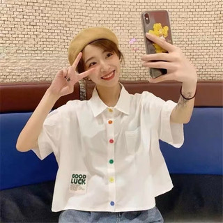 [DTee Shop] Sơmi Croptop Goodluck (ảnh thật💯💯💯)