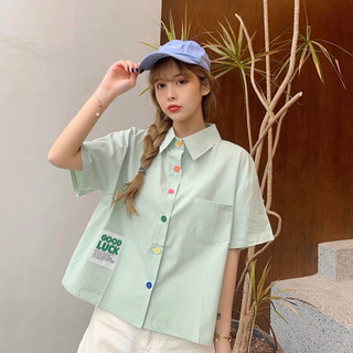 [DTee Shop] Sơmi Croptop Goodluck (ảnh thật💯💯💯)