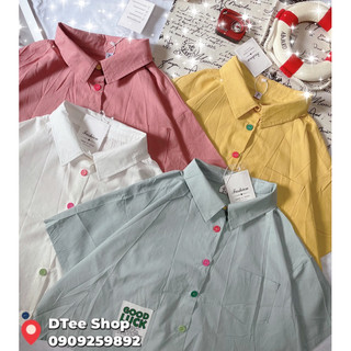 [DTee Shop] Sơmi Croptop Goodluck (ảnh thật💯💯💯)