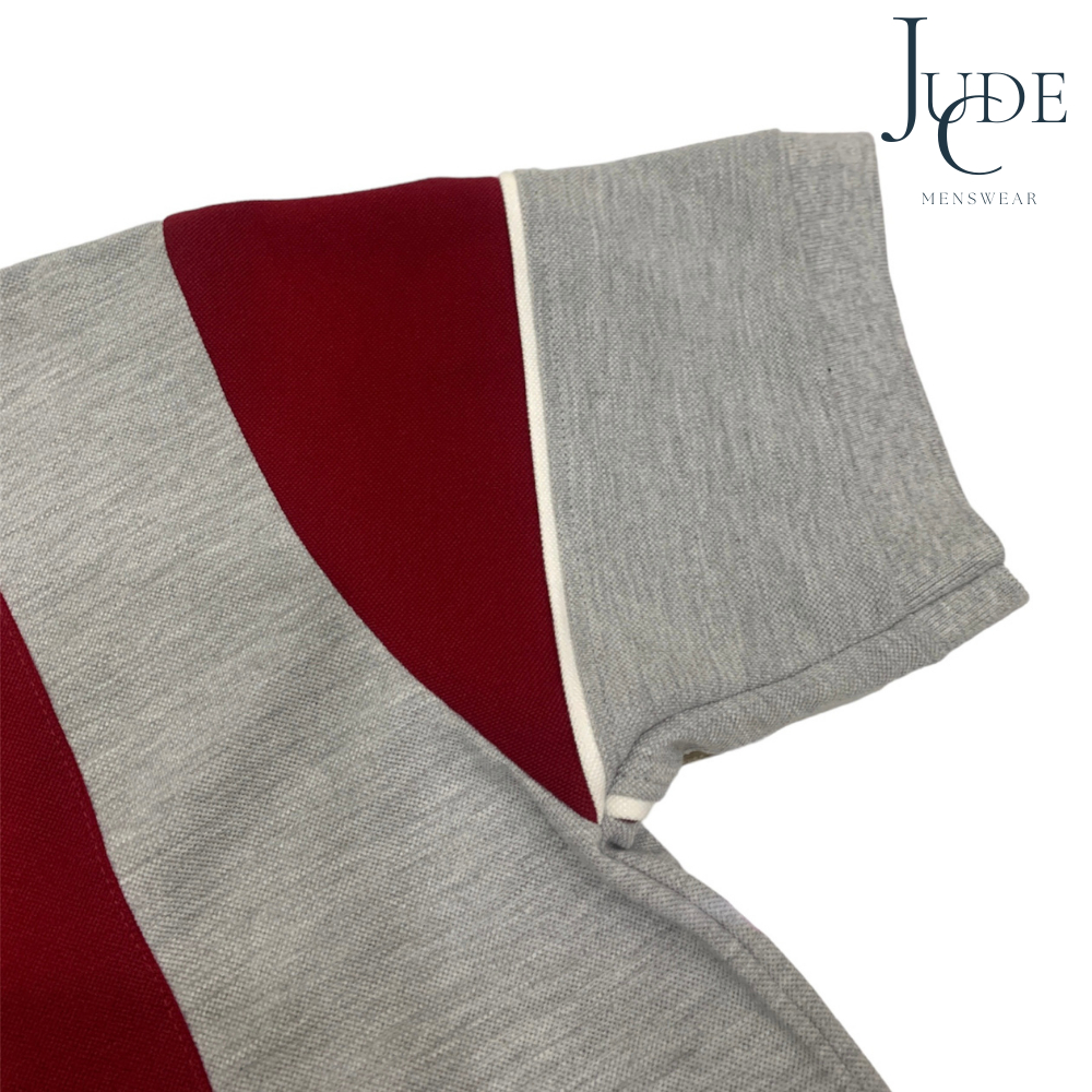 Áo Polo Unisex Maroon chất cá sấu cotton  JudeC năng động, mạnh mẽ, sang trọng