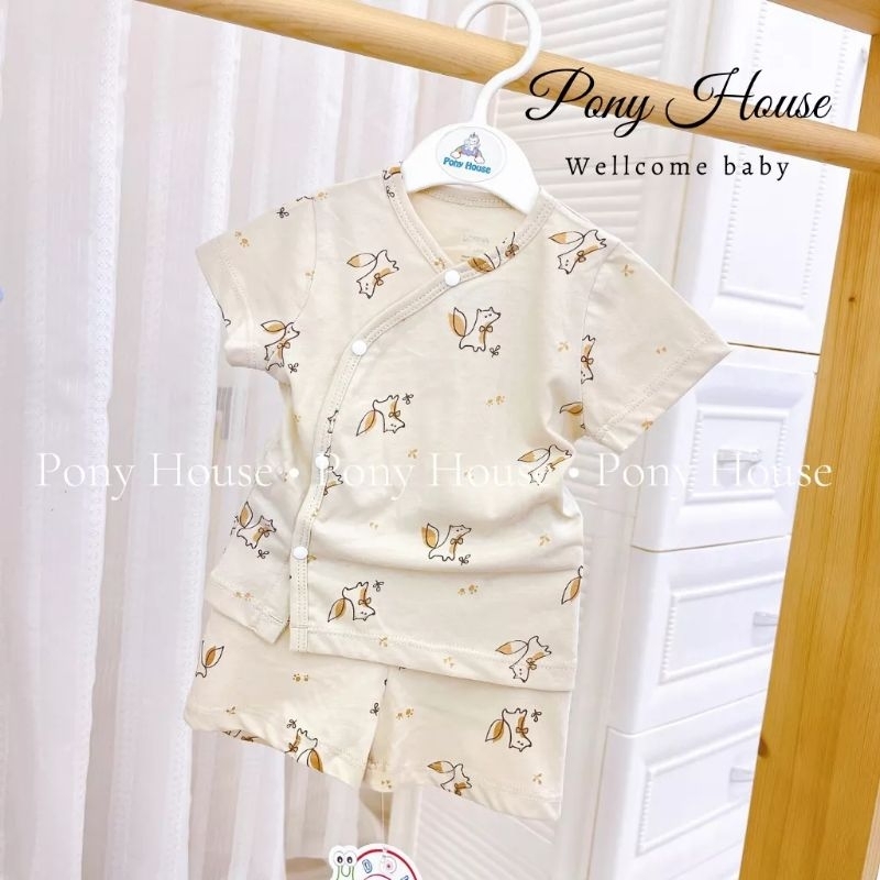 [Dokma/Chính Hãng] Bộ sơ sinh cài lệch Dokma chất cotton cho bé