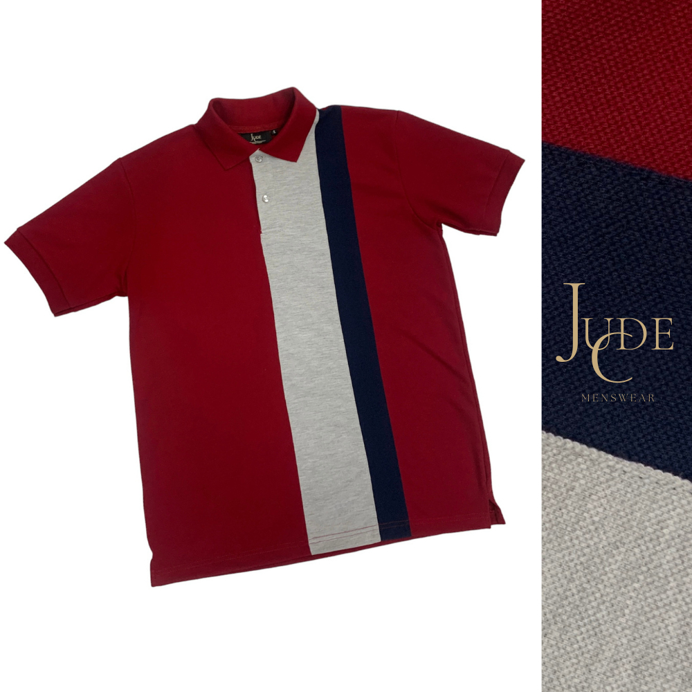 Áo Polo Unisex Maroon chất cá sấu cotton  JudeC năng động, mạnh mẽ, sang trọng