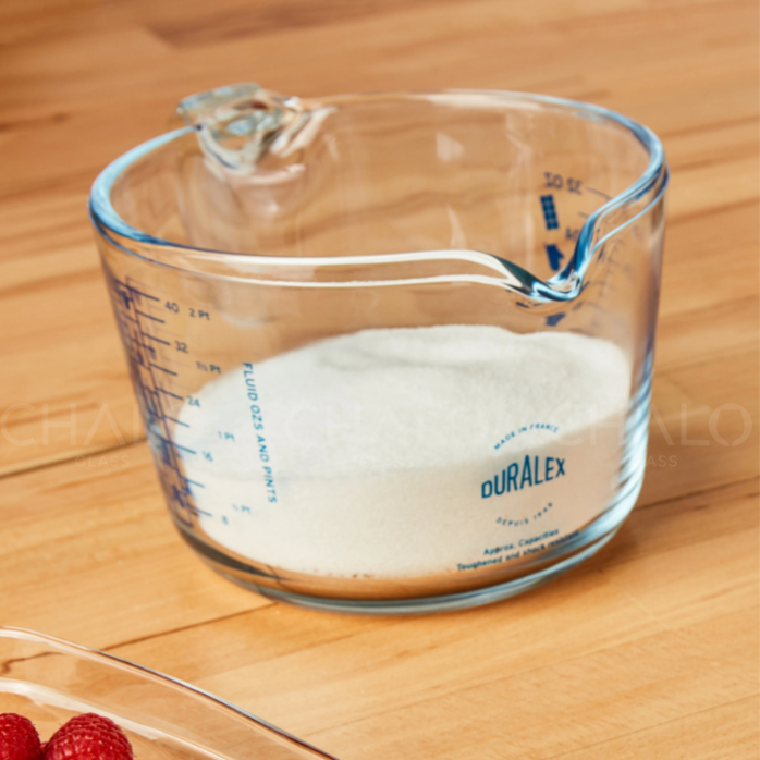 Ca đong thuỷ tinh chia vạch kiếm ca đánh bột Duralex Measuring Jug 500ml ~ 1000ml - 5016A - 5017A
