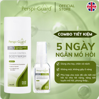 Combo khử mùi ngăn mồ hôi toàn diện sữa tắm + xịt Perspi-Guard 200ml + 30ml