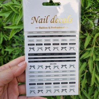 {HỎA TỐC 1h} Sticker thương hiệu chanel, miếng dán móng tay 3d