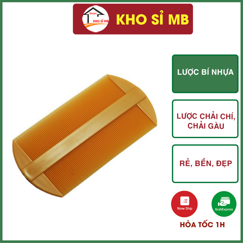 lược chải gầu bằng nhựa, lược chải chấy/chí, lược bí nhựa rẻ , bền, đẹp kho sỉ mb