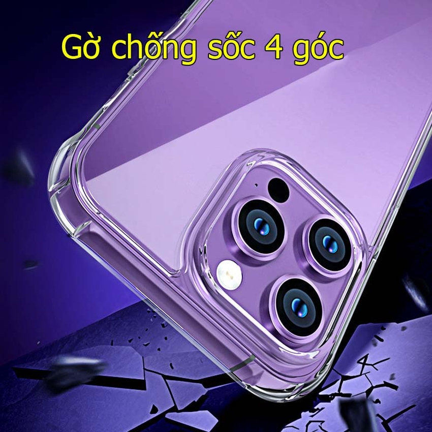 Ốp Lưng Trong Suốt Không Ố Vàng Lưng Cứng Viền Dẻo Chống Xước Tuyệt Đối Iphone 13 promax 12 12pro 12promax,11 promax 14 | BigBuy360 - bigbuy360.vn