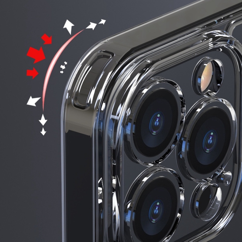 Ốp Lưng Trong Suốt Không Ố Vàng Lưng Cứng Viền Dẻo Chống Xước Tuyệt Đối Iphone 13 promax 12 12pro 12promax,11 promax 14 | BigBuy360 - bigbuy360.vn