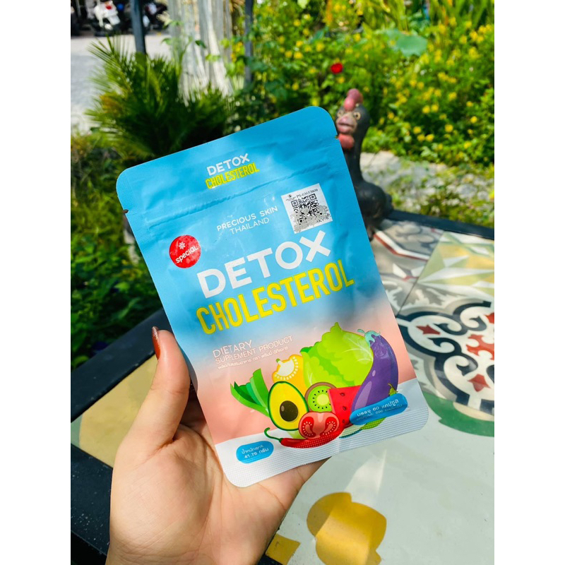 Viên uống khử mở cấp tốc DETOX CHOLESTEROL Thailand Gói 60viên