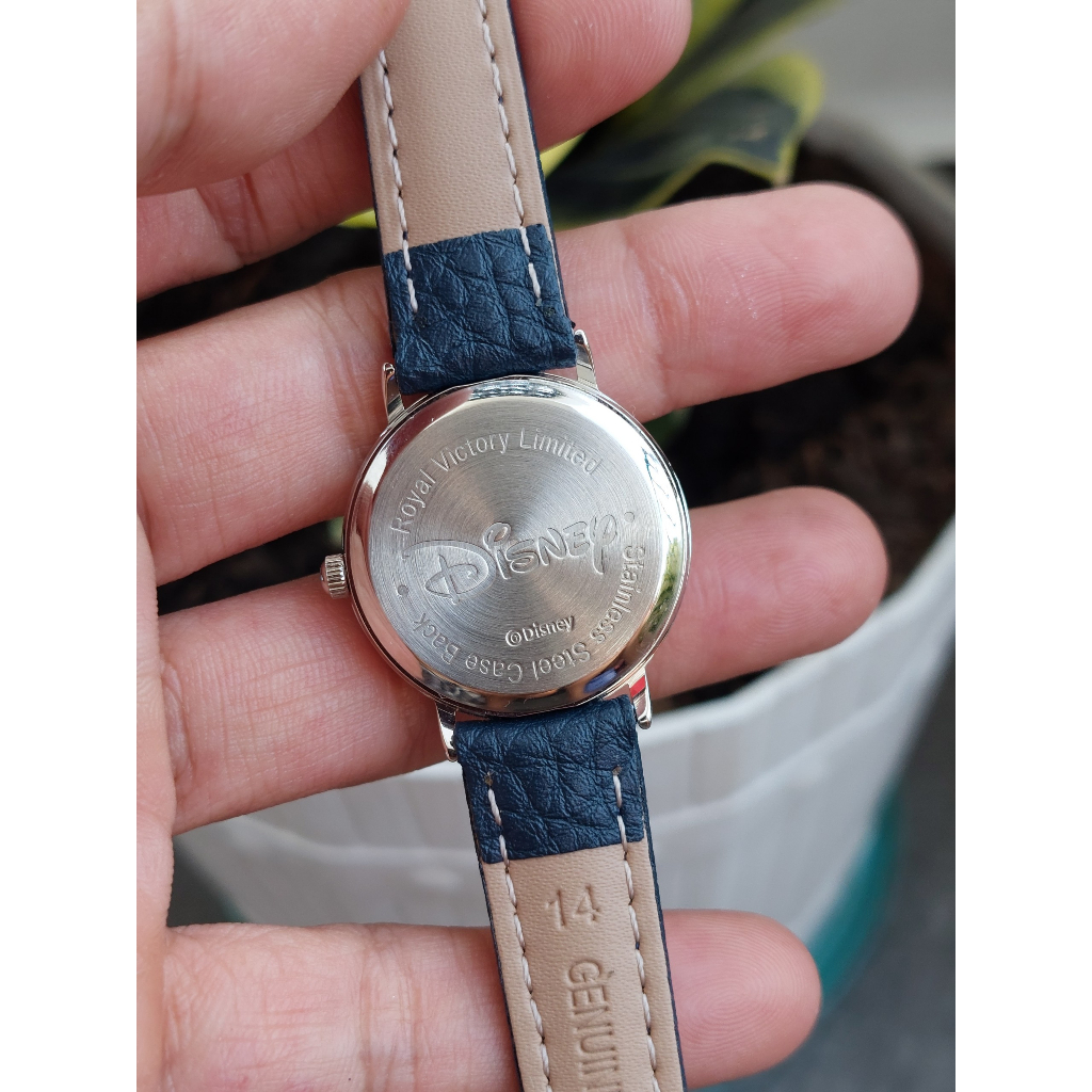 Đồng hồ nữ Disney dây da chạy pin hàng Si