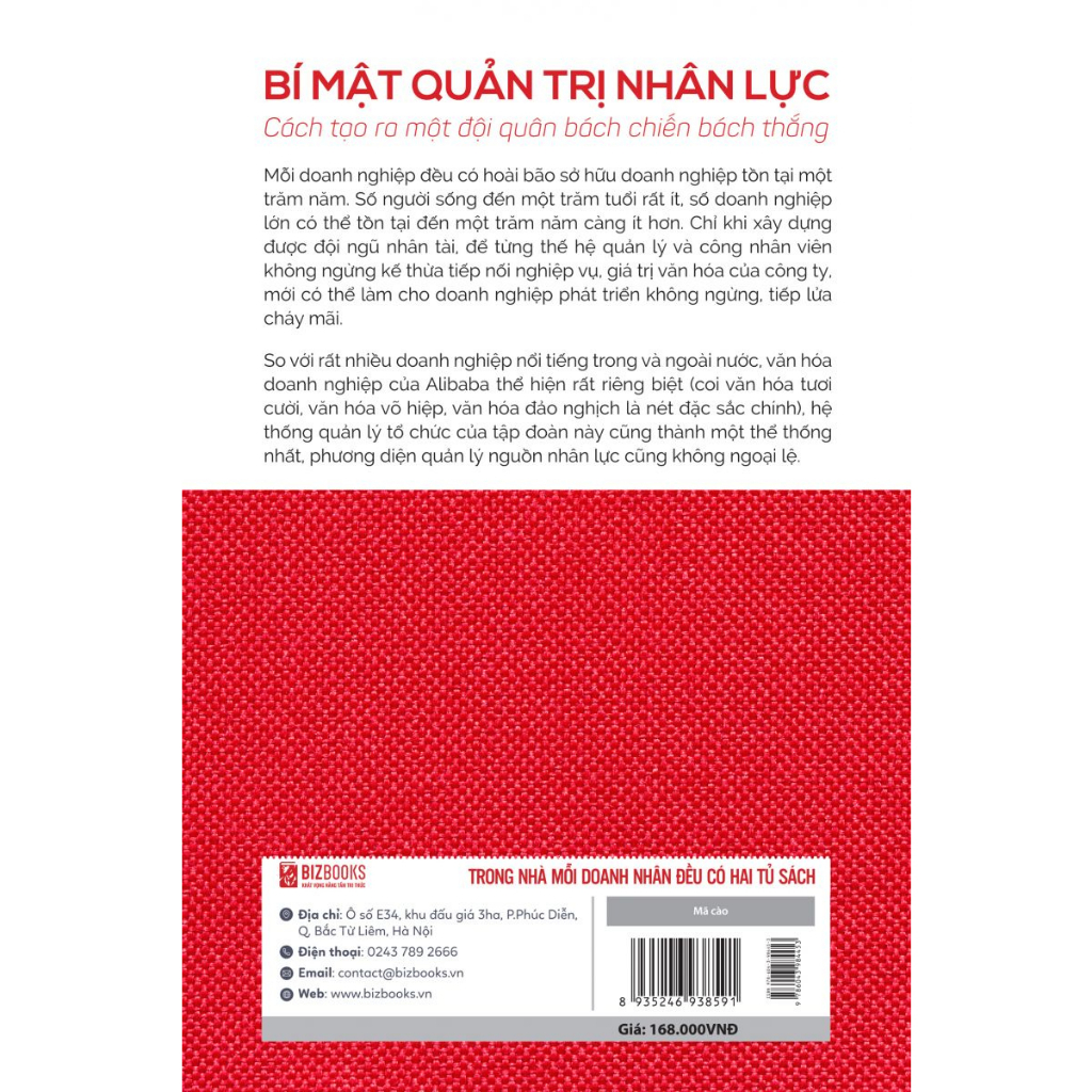 Sách Bí Mật Quản Trị Nhân Lực Để Tạo Ra Một Đội Quân Bách Chiến Bách Thắng