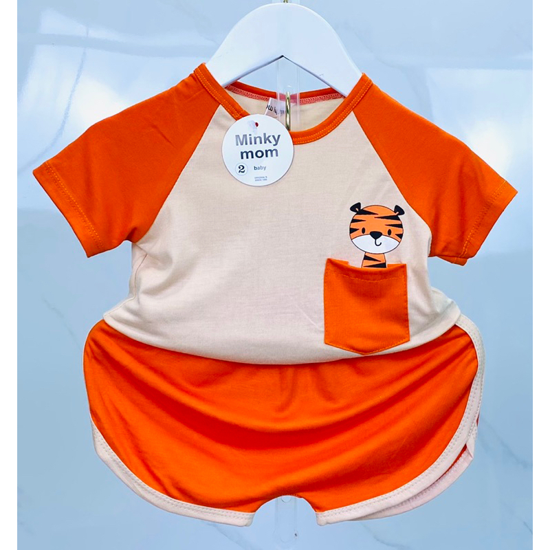 Đồ thun lạnh minky cho bé trai và bé gái 7-17kg