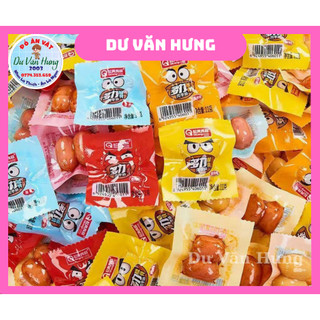 Xúc xích mini ăn liền, xúc xích bi sụn non nội địa TQ các vị