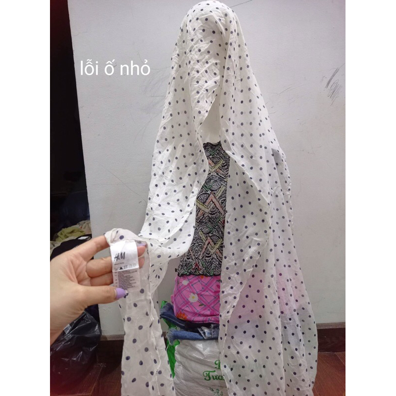 Lô khăn Xô, voan, len lộn xộn lỗi nhẹ (13dck)
