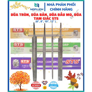 Dũa tròn, dũa bản, dũa đầu mo, dũa tam giác 6", 8", 10", 12" sts