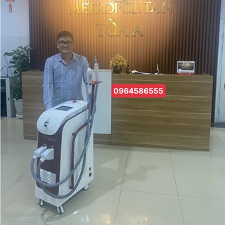 Máy triệt lông và laser fq beauty . máy 2in1 triệt lông + laser fqbeauty