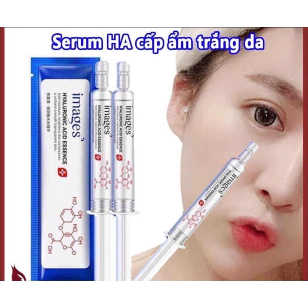 Ha Plus . Serum HA imasges Cấp Ẩm Dưỡng Trắng Da Căng Bóng ( Ha Ống )