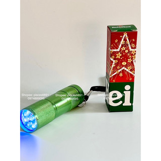 Đèn pin tia UV 9 bóng led - Đèn soi tiền giả Heineken