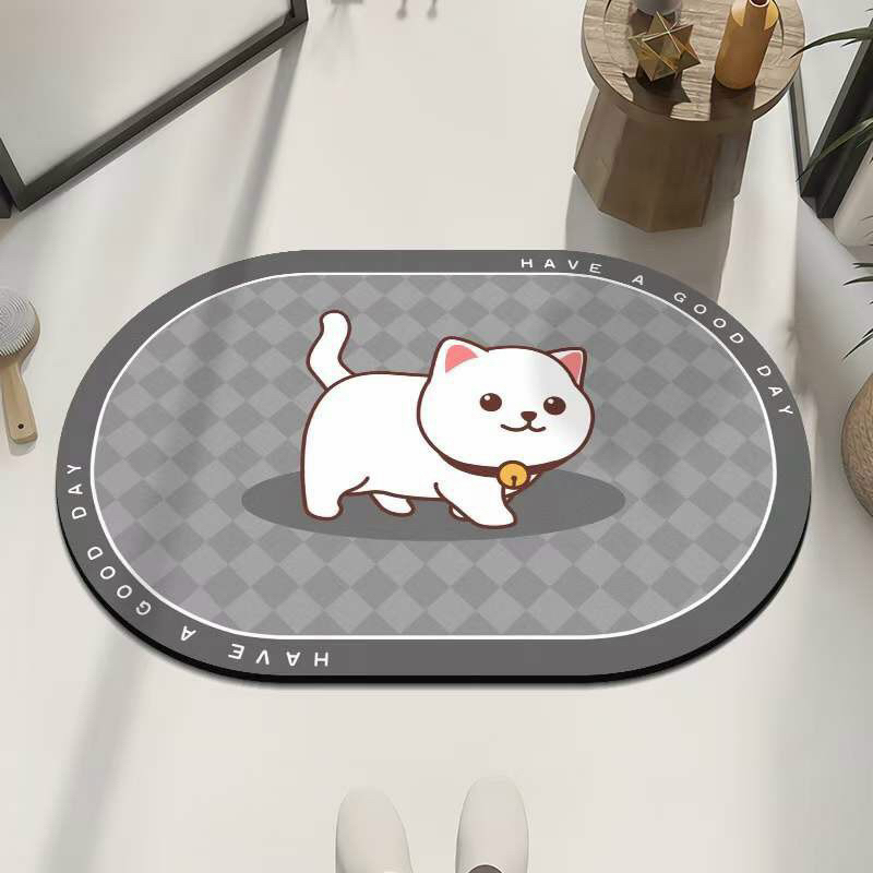 Thảm lau chân, thảm bali đế cao su chống trượt 40x60cm