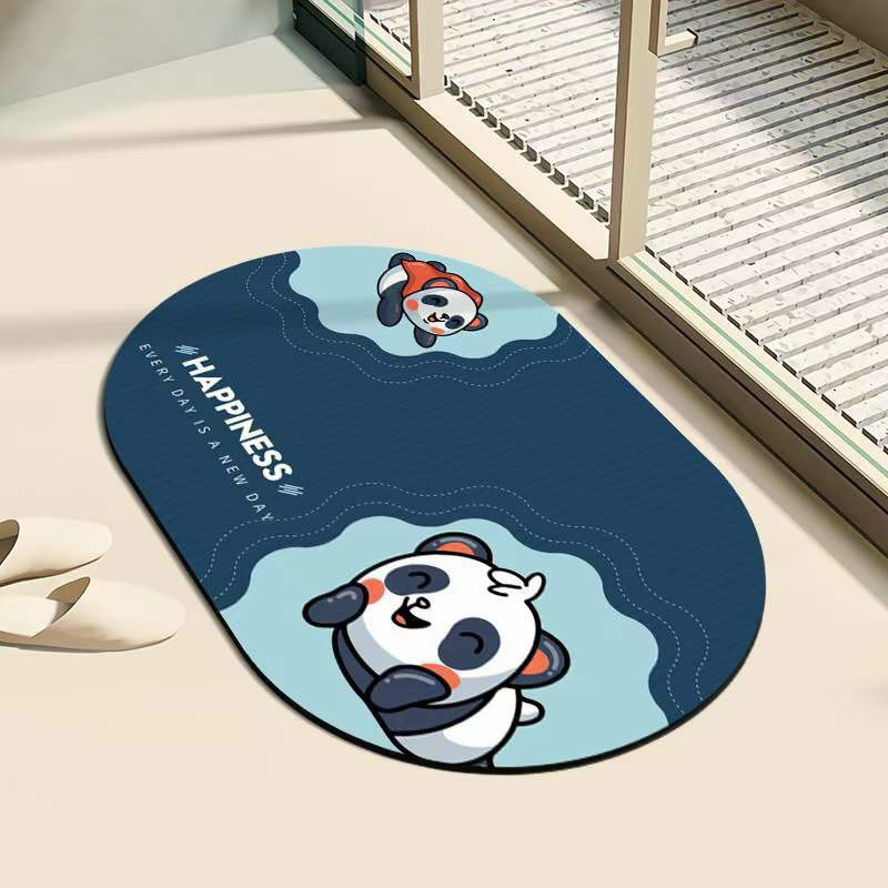 Thảm lau chân, thảm bali đế cao su chống trượt 40x60cm