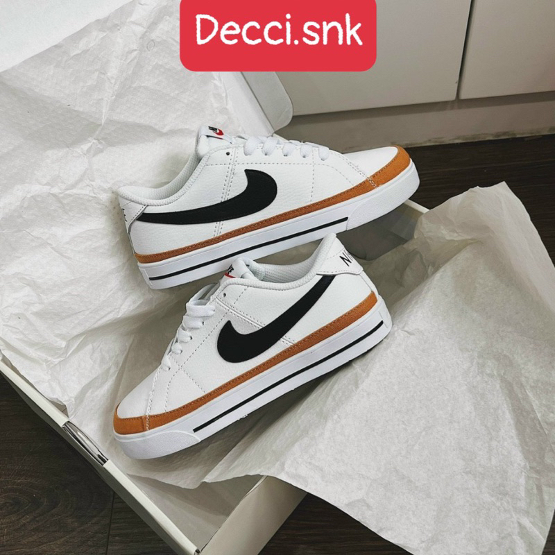 Giày sneaker Nik.e Court Legacy low White-Code CU4150-102-Full box