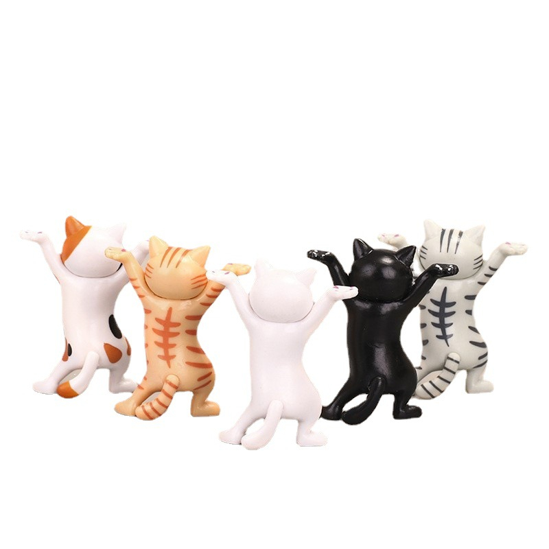 Set mèo khiêng hòm mô hình biểu cảm dễ thương, hài hước - Dùng trang trí