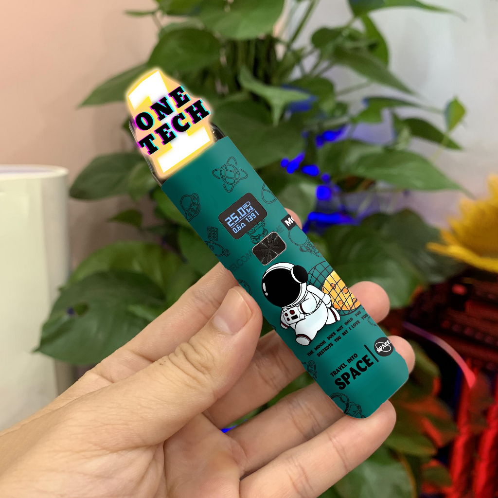 Miếng dán Skin cho Xlim V2 Phi Hành Gia kim tuyến, Skin rill X, SE, Favostix, Feelin, Gotex, Ursa Nano, Origin, Wenax