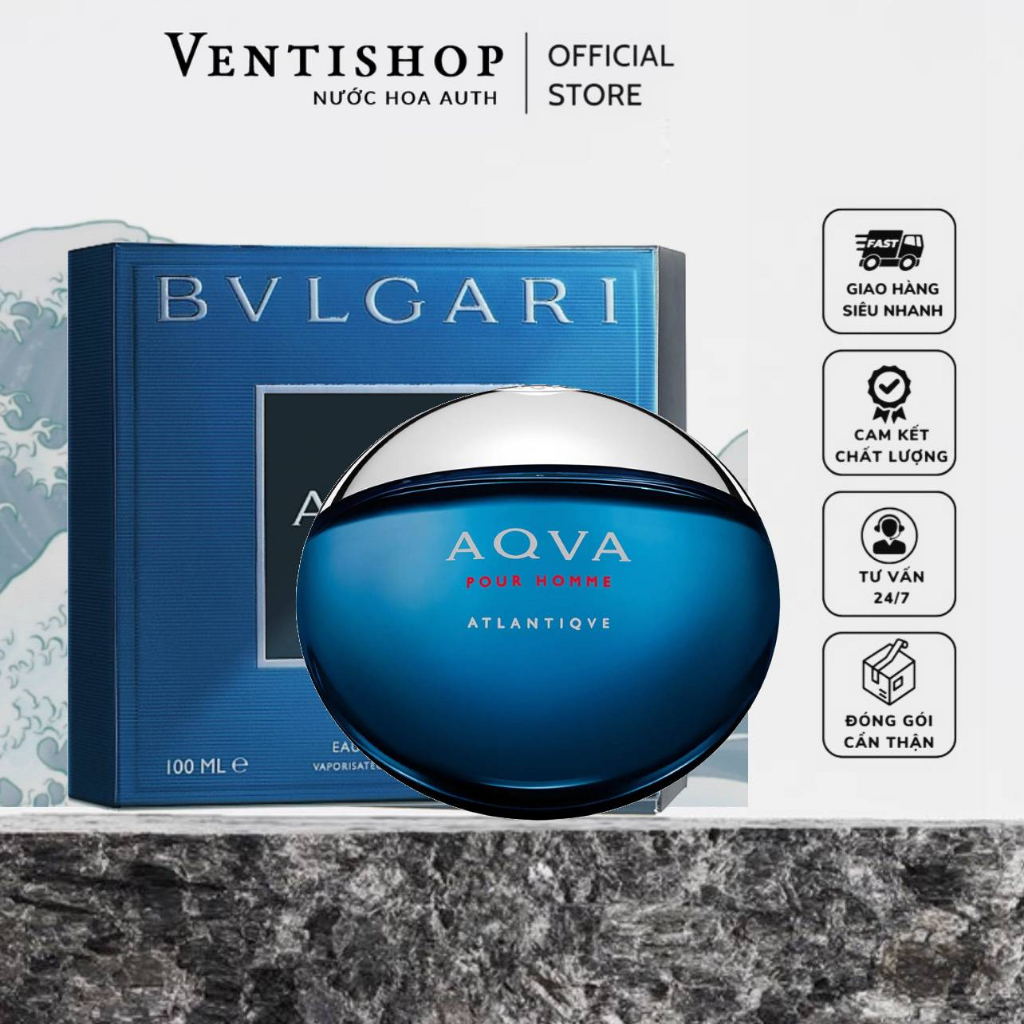| 𝐕𝐄𝐍𝐓𝐈𝐒𝐇𝐎𝐏.𝟔𝟖 | Nước hoa Aqva Pour Homme Atlantiqve BVLGARI chính hãng 100ml