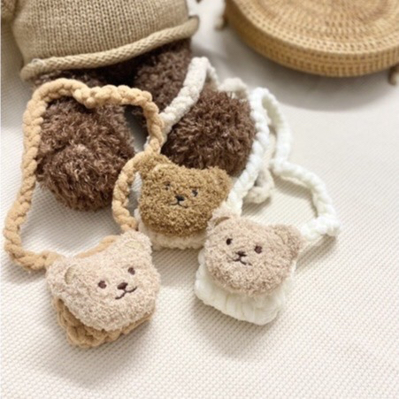 Túi đựng tỏi gấu bông cho bé